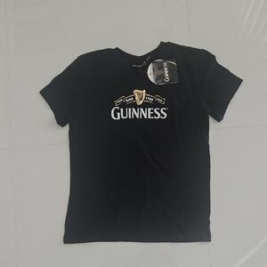 Guinness Black Tee with Gold Logo